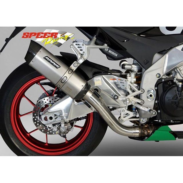 BODIS P-TEC II スリップオン・ステンレス/フルチタン｜ARSV4-013 bod_ARSV4-013 ボディス マフラー本体 RSV4