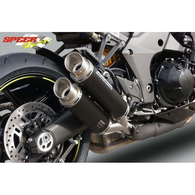 BODIS GPX2 スリップオン - セット 4-4 マフラー ステンレスブラック｜KZ1000-012 bod_KZ1000-012 ボディス マフラー本体 Z1000 / Z1000R / Z1000SX｜パークアップ 店