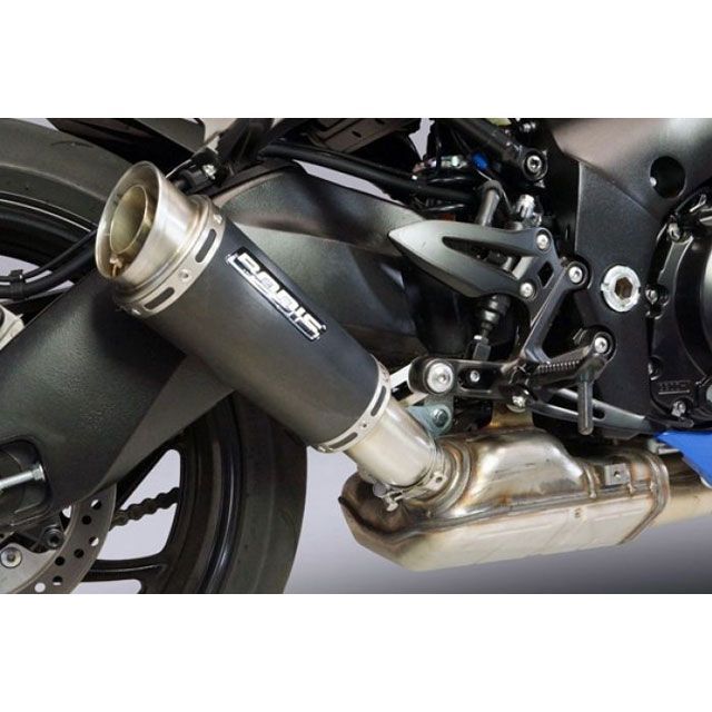 BODIS GPC-RS II スリップオンマフラー ステンレスブラック for GSX-S1000/F（2017-）｜SGSXS1000-005 bod_SGSXS1000-005 ボディス マフラー本体 GSX-S1000/F