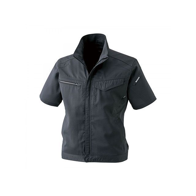 TS DESIGN 8156 AIRACTIVEショートスリーブジャケット（チャコールグレー） サイズ M 8156 メーカー在庫あり TSデザイン ジャケット