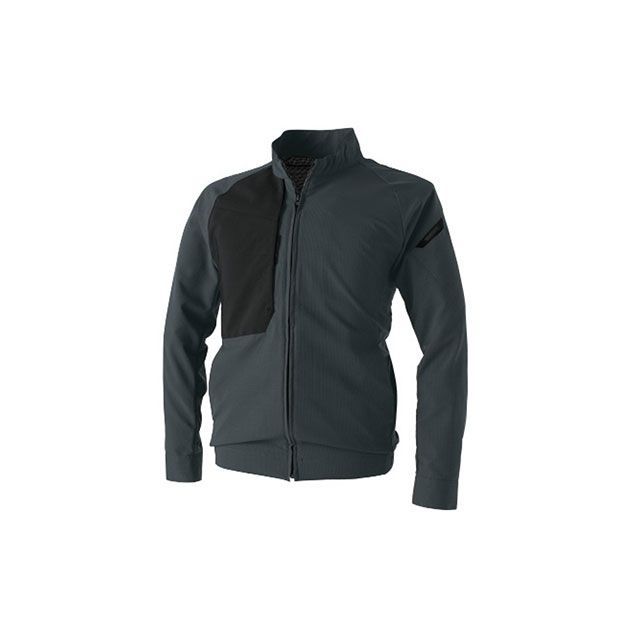 TS DESIGN 84606 ハイブリッドサマーワークジャケット（ブラック×チャコールグレー） サイズ LL 84606 メーカー在庫あり TSデザイン ジャケット