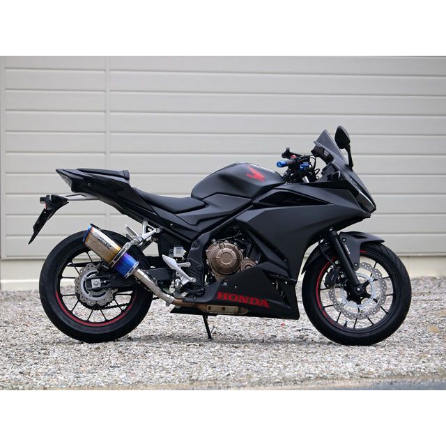 WR’S SS-OVALリアエキゾースト 焼色 SB1440JM ダブルアールズ マフラー本体 CBR400R
