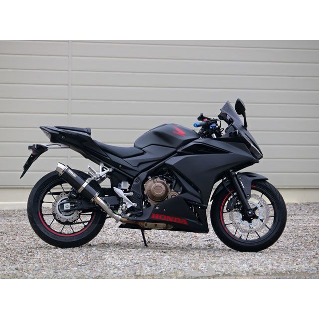 WR’S ラウンドフルエキゾースト カーボン BC1440JM ダブルアールズ マフラー本体 CBR400R
