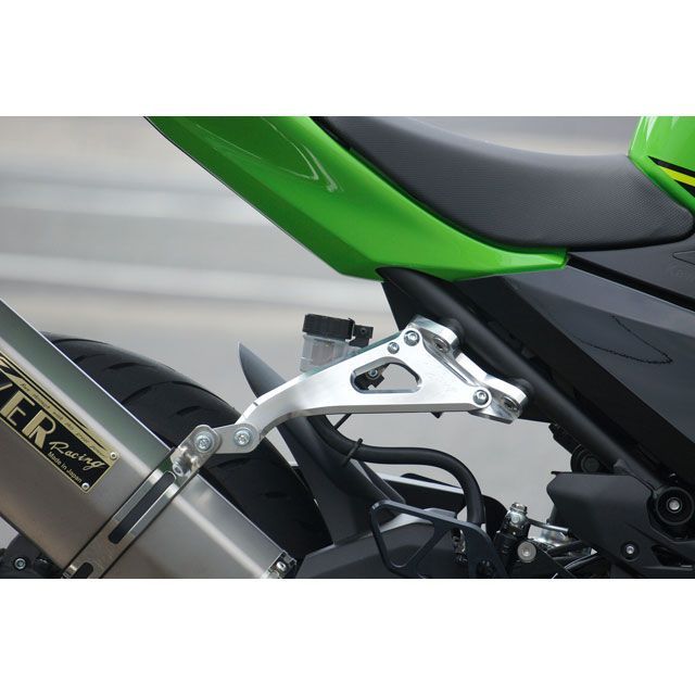 OVER RACING Ninja250/400（18-） アルミビレットステー（ブラック） ・36-722-01B オーバーレーシング タンデムステップ関連パーツ Ninja250/400｜パークアップ 店