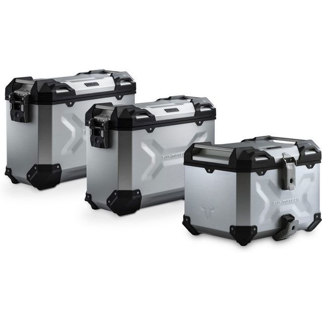 SW-MOTECH アドベンチャーセット ラゲッジ-シルバー-BMW F 800/700/650 GS（08-）.｜ADV.07.559.75002/S sw_ADV_07_559_75002S SWモテック ツーリング用ボックス｜パークアップ 店 236,504円