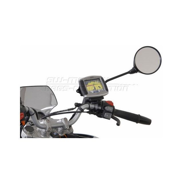 SW-MOTECH ミラー Thread GPS Mount M8/M10 thread ブラック sw_GPS_00_308_10400B SWモテック ミラー関連パーツ