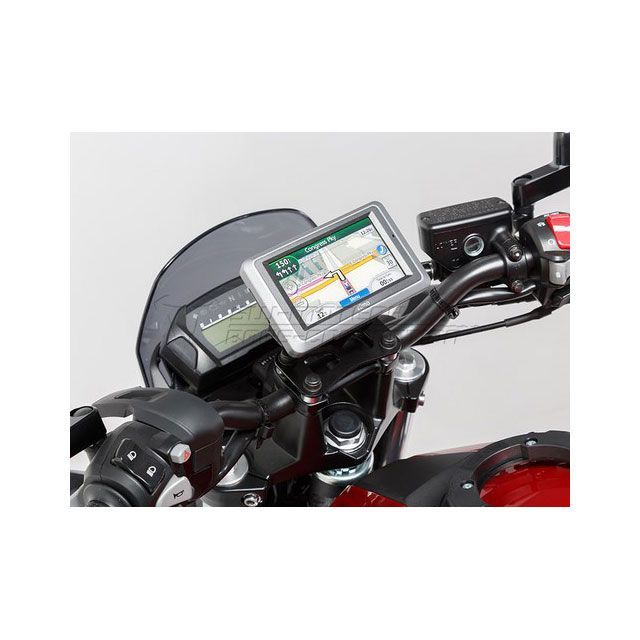 SW-MOTECH QUICK-LOCK（クイックロック）GPS-マウント ショックアブソーベント ブラック sw_GPS_00_646_10200B SWモテック ハンドル周辺パーツ