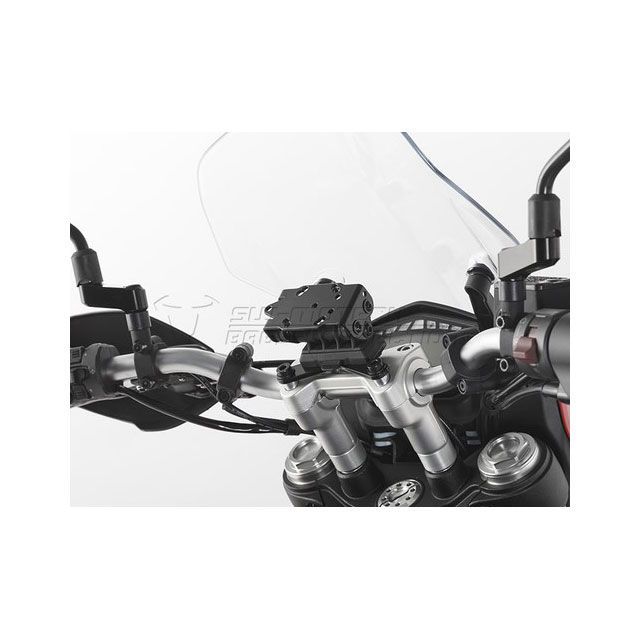 SW-MOTECH QUICK-LOCK(クイックロック)GPS-マウント ショックアブソーベント ブラック sw_GPS_07_646_10600B SWモテック ハンドル周辺パーツ|パークアップ 店