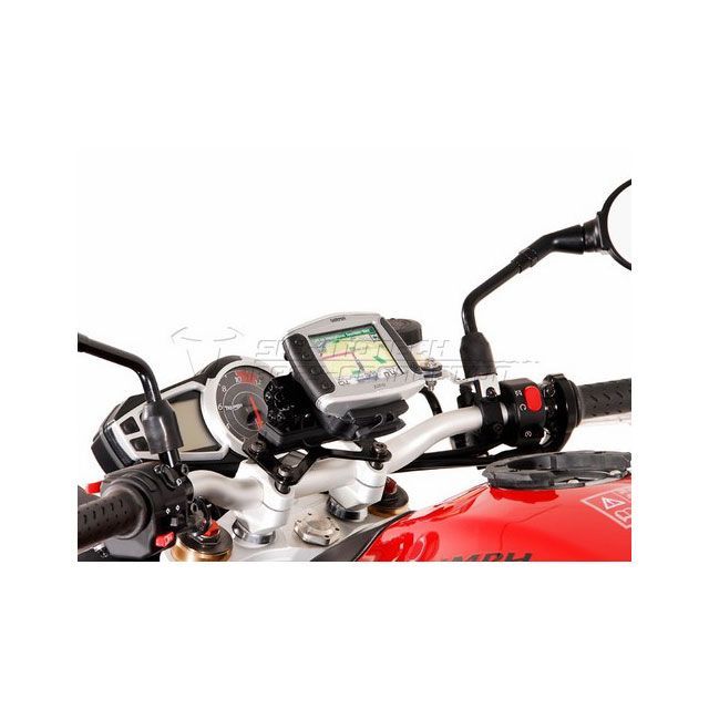 SW-MOTECH QUICK-LOCK（クイックロック）GPS Mount ブラック sw_GPS_11_646_10301B SWモテック ハンドル周辺パーツ