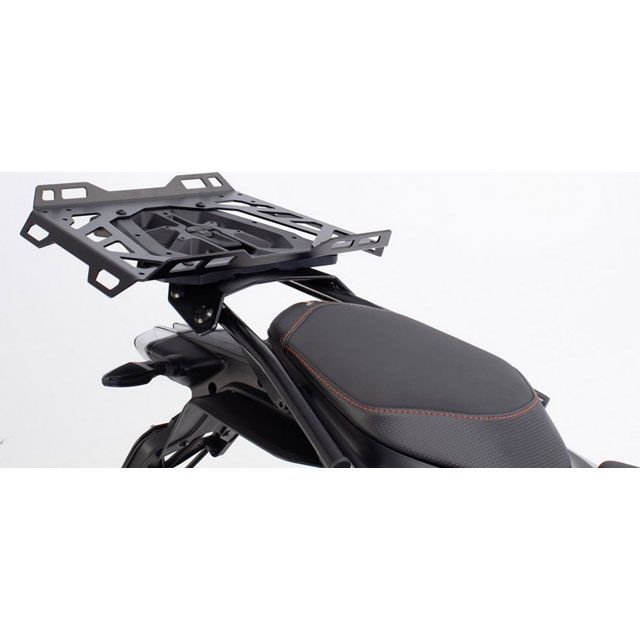 SW-MOTECH ラゲッジラックエクステンション STREET-ラック. 45x30 cm. アルミ -ブラック-｜GPT.00.152.54500/B sw_GPT_00_152_54500B SWモテック ツーリング用ボックス