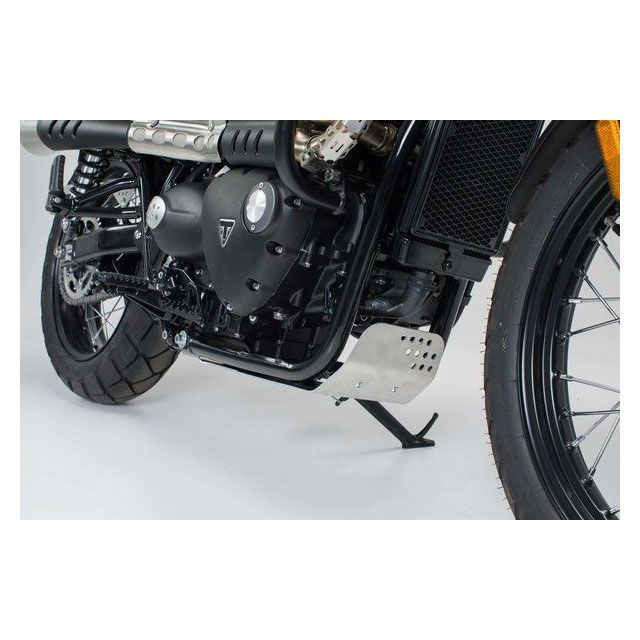 SW-MOTECH エンジンガード.-シルバー-Bonnev.T120、Street Twin/Scr、Thruxton1200.｜MSS.11.667.10001/S sw_MSS_11_667_10001S SWモテック エンジンガード