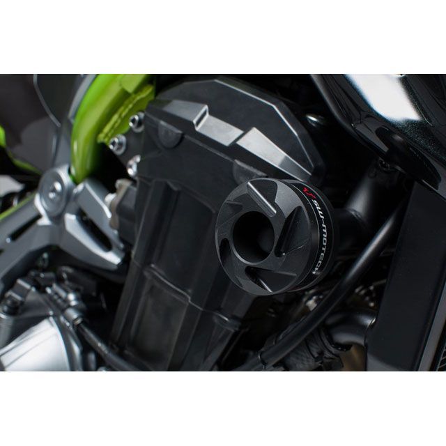SW-MOTECH フレームスライダーセット - ブラック - Kawasaki Z900（16-）.｜STP.08.868.10000/B sw_STP_08_868_10000B SWモテック スライダー類