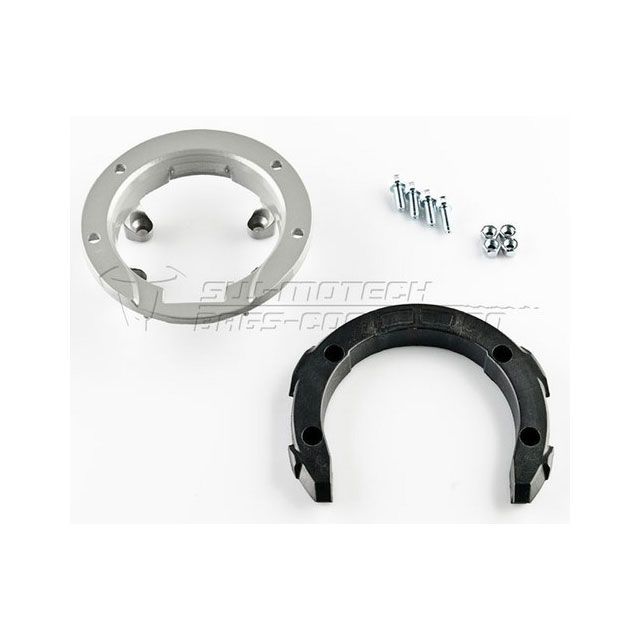 SW-MOTECH QUICK-LOCK（クイックロック）EVO タンクリングアダプター ブラック tank filler neck（固定ボルトなし） sw_TRT_00_640_12400B SWモテック タンク関連パーツ R 1200 R