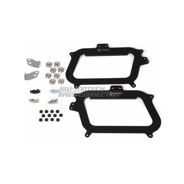 SW-MOTECH TraX サイドケース アダプターキット ‐ブラック‐ Giviサイドケースホルダー用 sw_KFT_00_152_10700B SWモテック ツーリング用ボックス｜パークアップ 店
