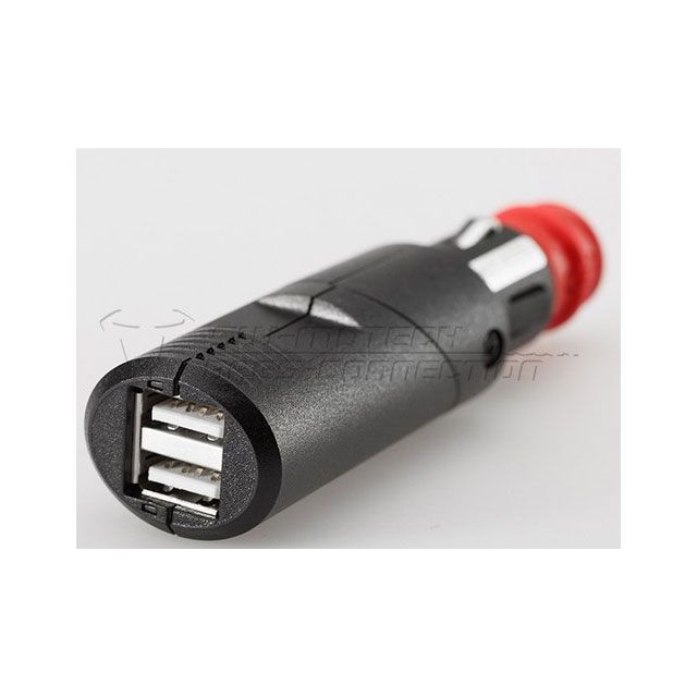 SW-MOTECH Double USB power port with ユニバーサル plug、Pivoting body、2 x 2、100 mA、12 V sw_EMA_00_107_12200 SWモテック その他電装パーツ｜パークアップ 店 7,546円