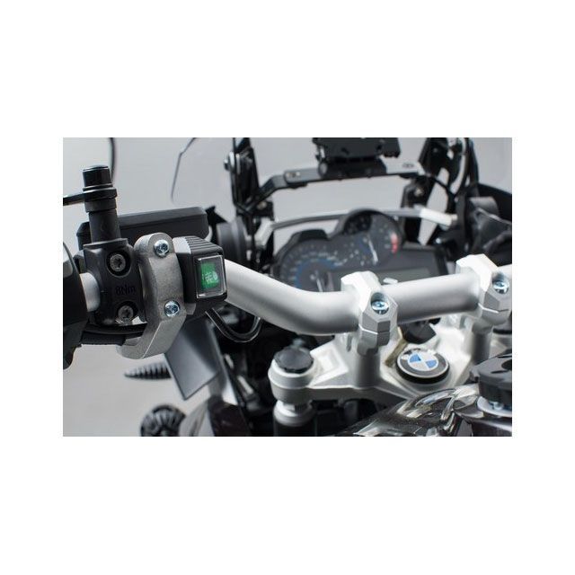 SW-MOTECH EVO fog light switch cockpit. fog lights. Bright グリーン. sw_EMA_00_107_12900 SWモテック その他電装パーツ