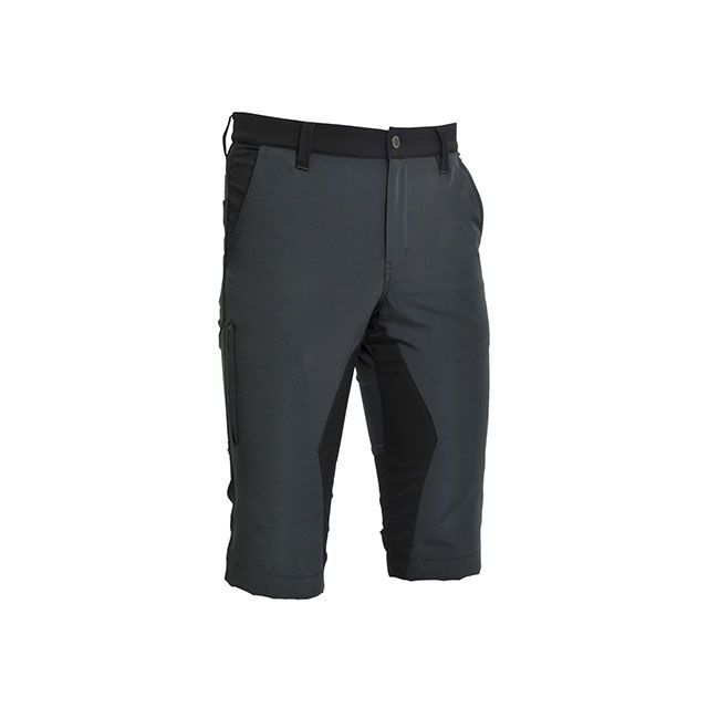 TS DESIGN ハイブリッドストレッチメンズショートパンツ（ブラック×チャコールグレー） サイズ 6L 846345 メーカー在庫あり TSデザイン パンツ