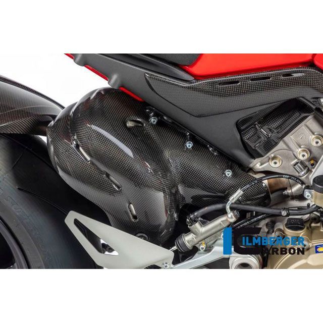 ILMBERGER エキゾーストプロテクション グロス セット Panigale V4 / V4 S | AHS.004.DPV4G.K ilm_AHS_004_DPV4G_K イルムバーガー マフラーカバー・ヒートガード|パークアップ 店