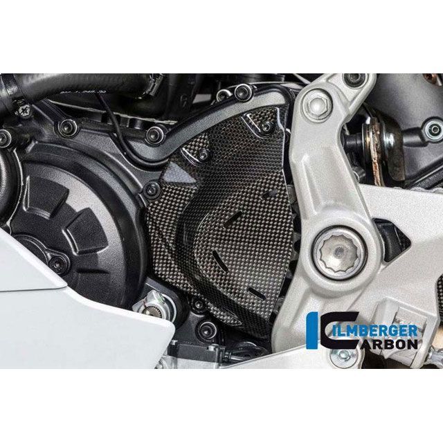 ILMBERGER フロントスプロケットカバー グロスカーボン - Ducati Supersport 939 ｜ RIO.020.DSS7G.K ilm_RIO_020_DSS7G_K イルムバーガー ドレスアップ・カバー Supersport 93…