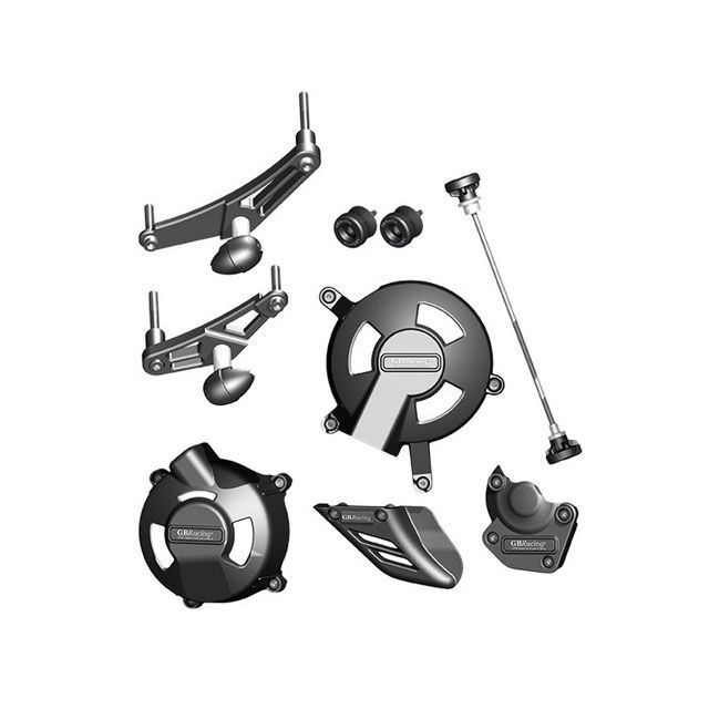 GBRacing STOCK Motorcycle Protection Bundle. 6mm Paddock Stand | CP675-CS-GBR gbr_CP675-CS-GBR GBレーシング エンジンカバー関連パーツ Daytona 67…|パークアップ 店