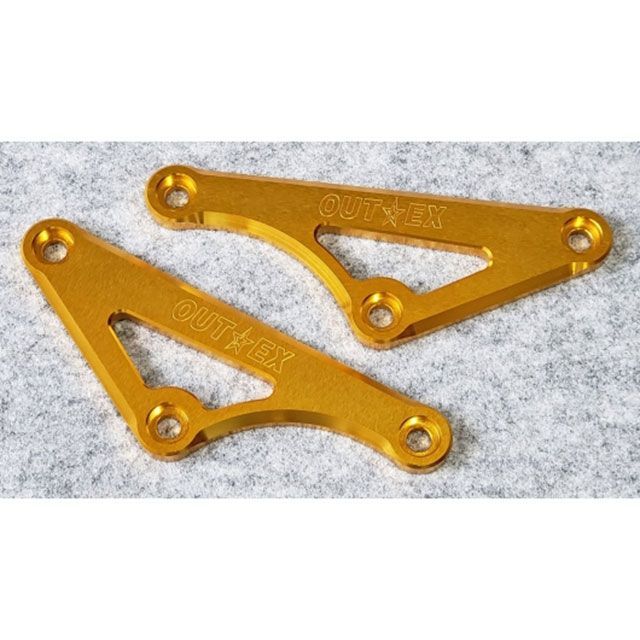 OUTEX ヘッドブレース KTM690SMCR(ゴールド) 690HB-Gold アウテックス その他フレーム関連パーツ 690SMCR|パークアップ 店