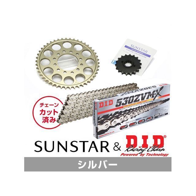 SET KD51112 サンスター スプロケット＆DID チェーンキット（シルバー） KD51112 セット商品 スプロケット関連パーツ YZF-R1