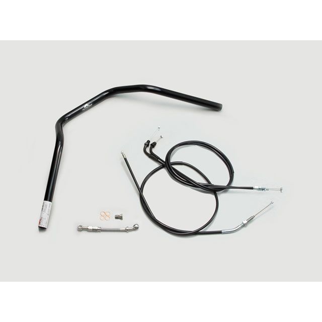 HURRICANE ナロー3型 ハンドルSET(ブラック) H030-047B ハリケーン ハンドル関連パーツ CB400SF VtecRevo|パークアップ 店