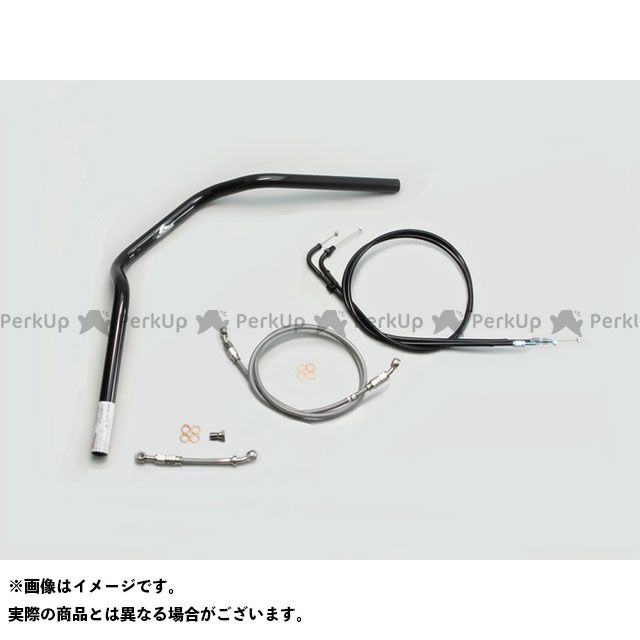 HURRICANE POLICE 2型 ハンドルSET（ブラック） H031-070B ハリケーン ハンドル関連パーツ CB1100RS
