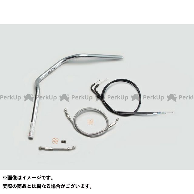 HURRICANE POLICE 2型 ハンドルSET（クロームメッキ） H031-070C ハリケーン ハンドル関連パーツ CB1100RS｜パークアップ 店