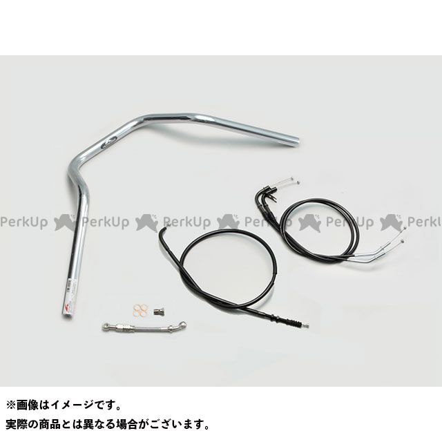 HURRICANE ナロー4型 ハンドルSET（クロームメッキ） H715-048C ハリケーン ハンドル関連パーツ Z900RS