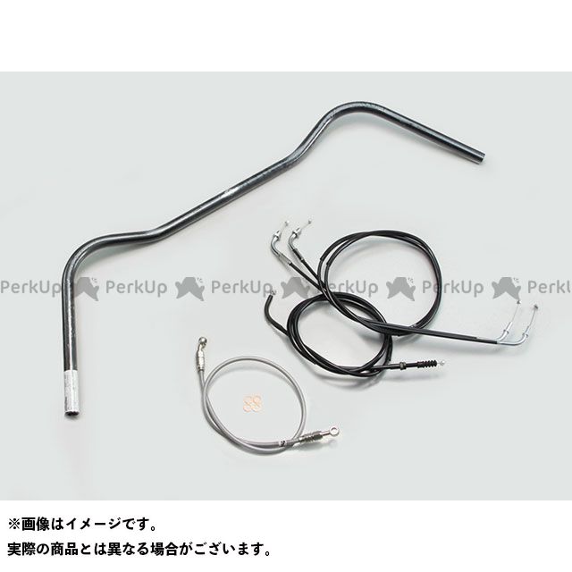 HURRICANE ワイドローオールド2型 ハンドルSET（ブラック） H716-075B ハリケーン ハンドル関連パーツ エストレヤRS｜パークアップ 店
