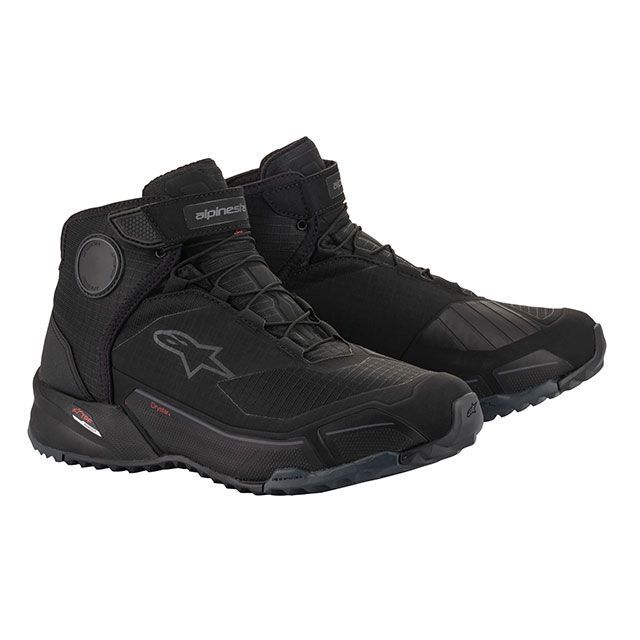 Alpinestars CR-X ドライスター ライディング シューズ（ブラック/ブラック） サイズ 9 アルパインスターズ レーシングブーツ