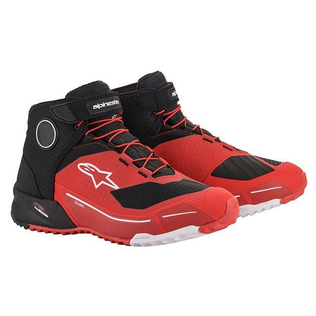 Alpinestars CR-X ドライスター ライディング シューズ（レッド/ブラック） サイズ 9 メーカー在庫あり アルパインスターズ レーシングブーツ