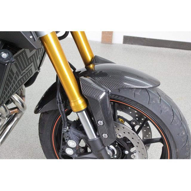 SPEEDRA MT-09/MT-09ABS 14-用フロントフェンダー ドライカーボン 仕様 綾織り艶あり CY00101TG SPEEDRA フェンダー MT-09/MT-09ABS