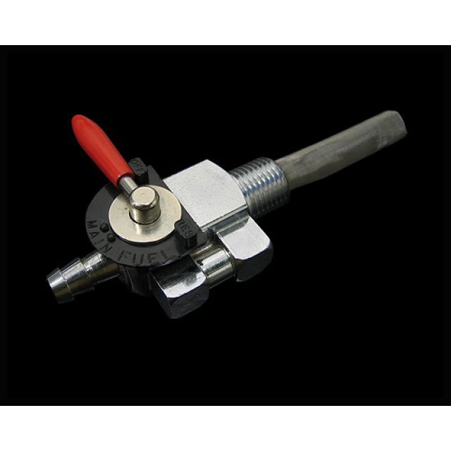 PAUGHCO 1/4NPT ガソリンコック リザーブ付 ・000228 メーカー在庫あり パウコ タンク関連パーツ ハーレー用