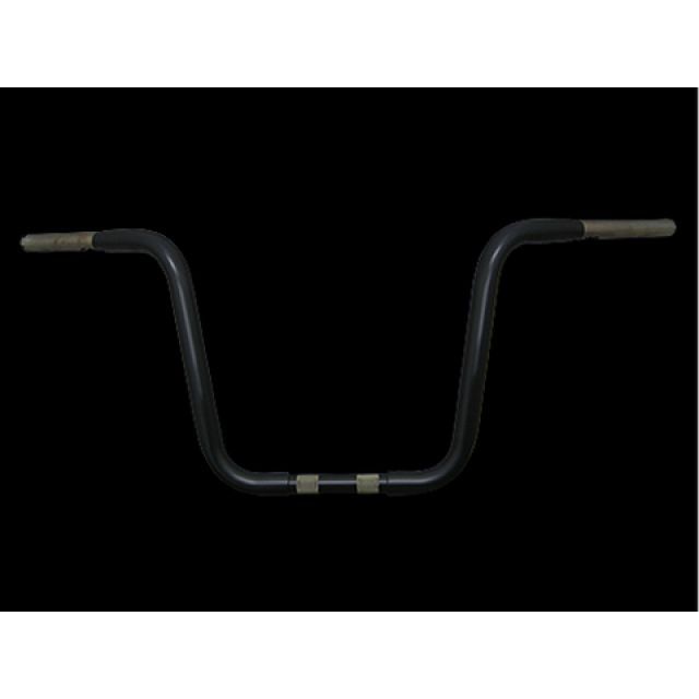 WILD1 12.5in ファットエイプバーハンドル カラー ブラック ・011602 ワイルドワン ハンドル関連パーツ ハーレー用｜パークアップ 店