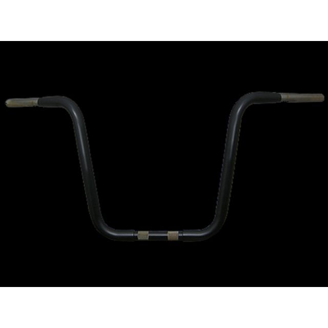 WILD1 14inファットエイプバーハンドル カラー ブラック ・011604 ワイルドワン ハンドル関連パーツ ハーレー用