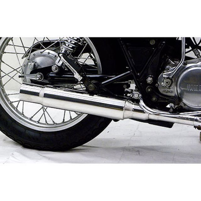 WirusWin SR400/500（キャブレター）用 シャープマフラー（スリップオン） ウイルズウィン マフラー本体 SR400/500 キャブレター