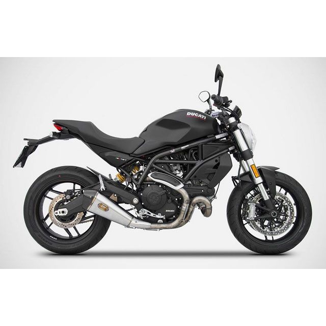ZARD ステンレススチール EURO 4 HOMOLOGATED スリップオン for DUCATI MONSTER 797 （2017-2019） ｜ ZD787SSO zar_ZD787SSO ザード マフラー本体 MONSTER 797｜パークアップ 店