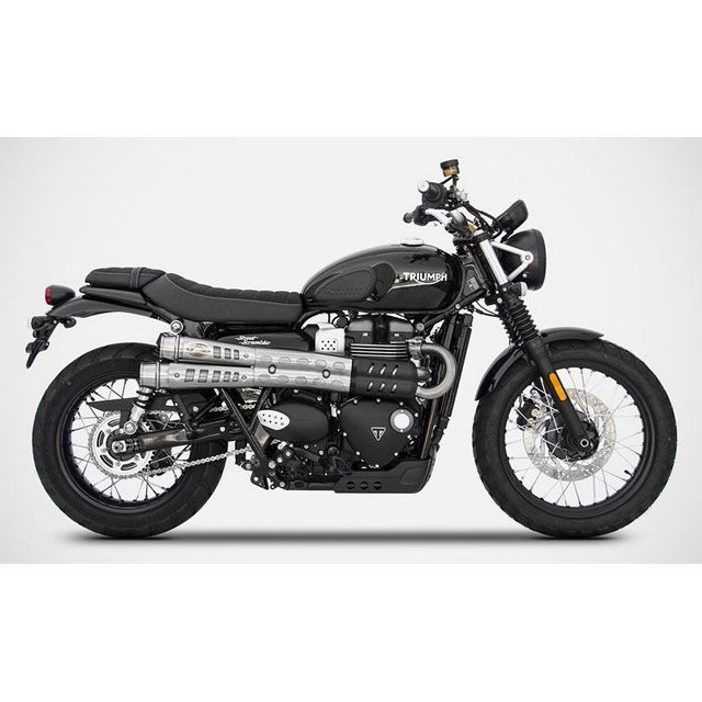ZARD ステンレススチール EURO 4 HOMOLOGATED スリップオン for TRIUMPH STREET SCRAMBLER （2017-2019） ｜ ZTPH086SSO zar_ZTPH086SSO ザード マフラー本体 STREE&hellip;｜パークアップ 店