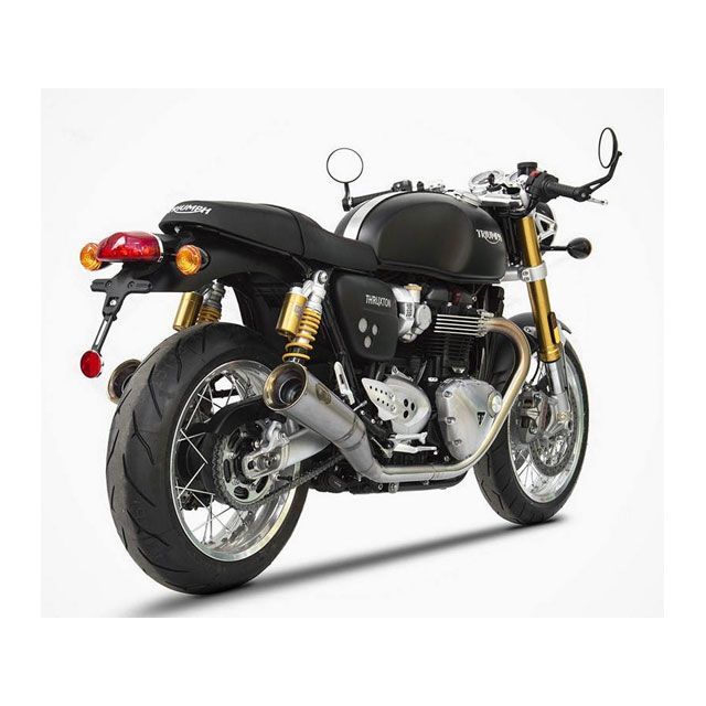 ZARD N.2 ステンレススチール レーシング スリップオン for TRIUMPH THRUXTON-R (2017-2019) | ZTPH068SSR zar_ZTPH068SSR ザード マフラー本体 THRUXTON-R
