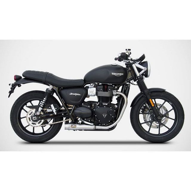 ZARD N.2 ステンレススチール EURO 4 HOMOLOGATED スリップオン for TRIUMPH STREET TWIN （2016-2019） ｜ ZTPH058SSO zar_ZTPH058SSO ザード マフラー本体 STREET… 127,089円
