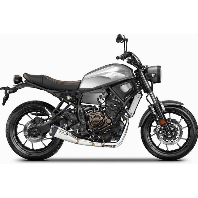 ZARD 2＞1 ステンレススチール EURO 4 HOMOLOGATED フルキット for YAMAHA MT 07 （2014-2019） ｜ ZY105SKO zar_ZY105SKO ザード マフラー本体 MT 07 XSR 700