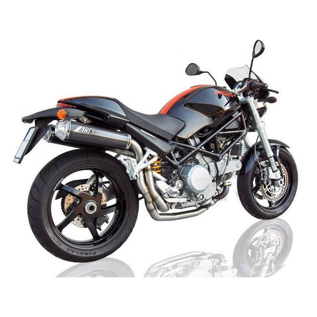 ZARD ヘッダキット ＋ 2＞2 ステンレススチール -カーボン レーシング スリップオン for DUCATI MONSTER S2R 800 （2006-2008） ｜ ZD016SKR-06 zar_ZD016SKR-06 ザード マフラー本体&hellip;｜パークアップ 店