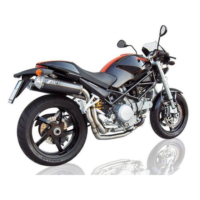 ZARD ヘッダキット ＋ 2＞2 ステンレススチール -チタン EURO 3 HOMOLOGATED スリップオン for DUCATI MONSTER S2R 800 （2006-2008） ｜ ZD016TKO-06 zar_ZD016TKO-0&hellip;｜パークアップ 店