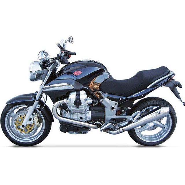 ZARD ステンレススチール EURO 3 HOMOLOGATED スリップオン for MOTO GUZZI BREVA 1200 (AFTER 2011) | ZG071SSO-11 zar_ZG071SSO-11 ザード マフラー本体 BREVA…|パークアップ 店