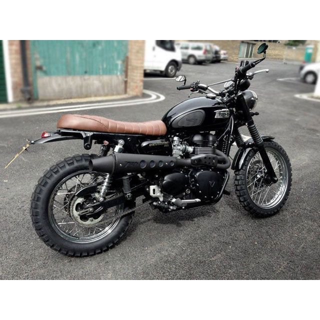 ZARD 2>1 ステンレススチール レーシング フルキット for TRIUMPH SCRAMBLER | ZTPH034SKA zar_ZTPH034SKA ザード マフラー本体 SCRAMBLER|パークアップ 店