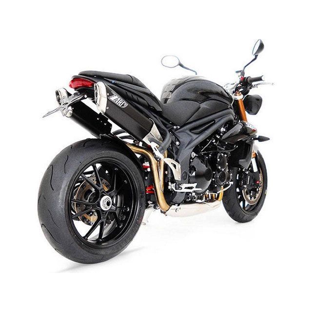 ZARD N° 2 ステンレススチール -ALU レーシング スリップオン for TRIUMPH SPEED TRIPLE 1050 (2011) | ZTPH510ASR zar_ZTPH510ASR ザード マフラー本体 SPEED TRIPLE…|パークアップ 店
