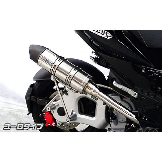 WirusWin G-MAX125用 ロイヤルマフラー ユーロタイプ O2センサー取付口装備 オプション オプションB ウイルズウィン マフラー本体 G-MAX125