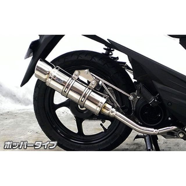 WirusWin アドレス110（CE47A）用 ロイヤルマフラー ポッパータイプ オプション なし ウイルズウィン マフラー本体 アドレス110